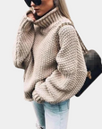 Adiya - Oversized Knitted Warm Jumper for Women