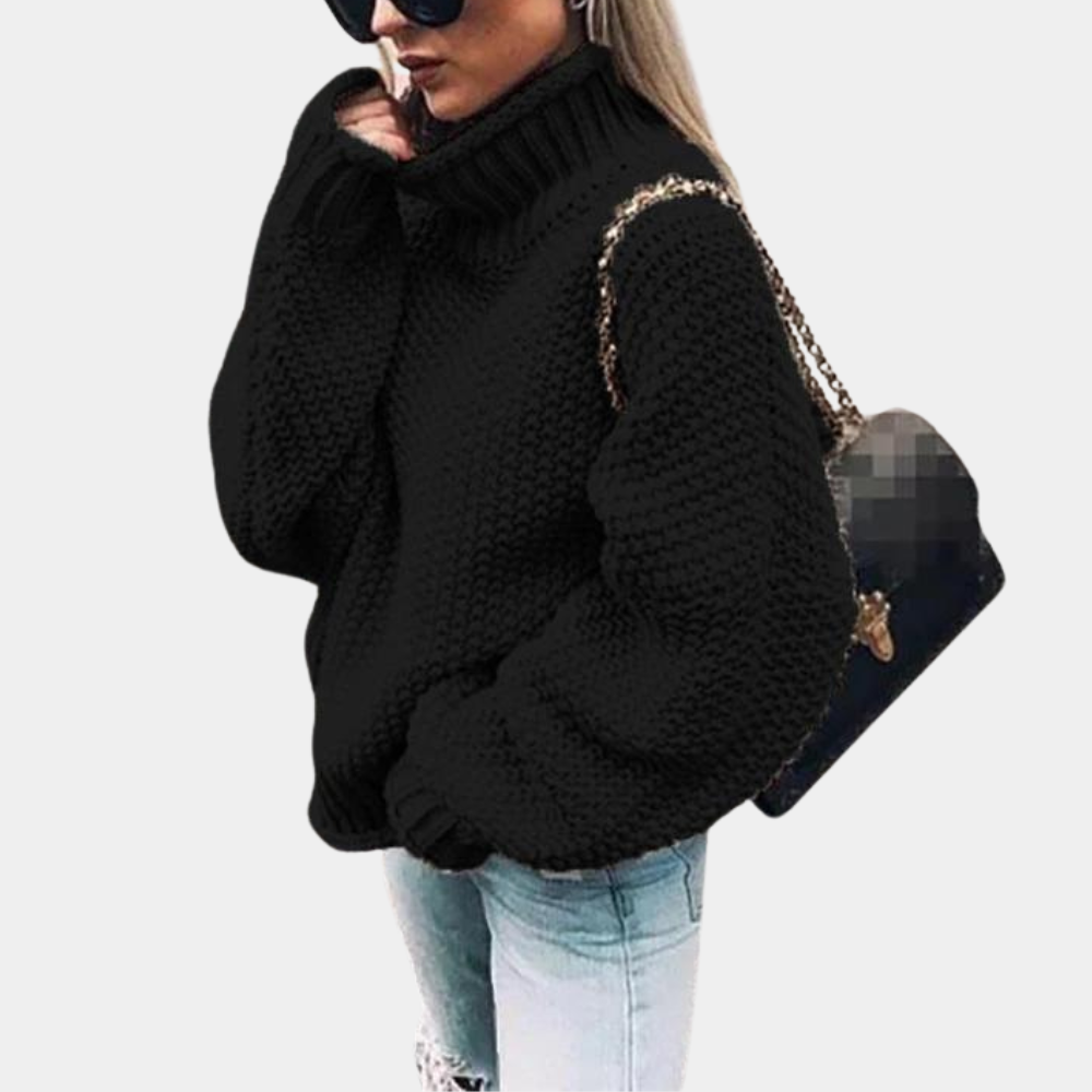Adiya - Oversized Knitted Warm Jumper for Women