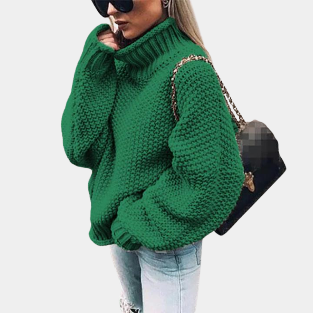 Adiya - Oversized Knitted Warm Jumper for Women