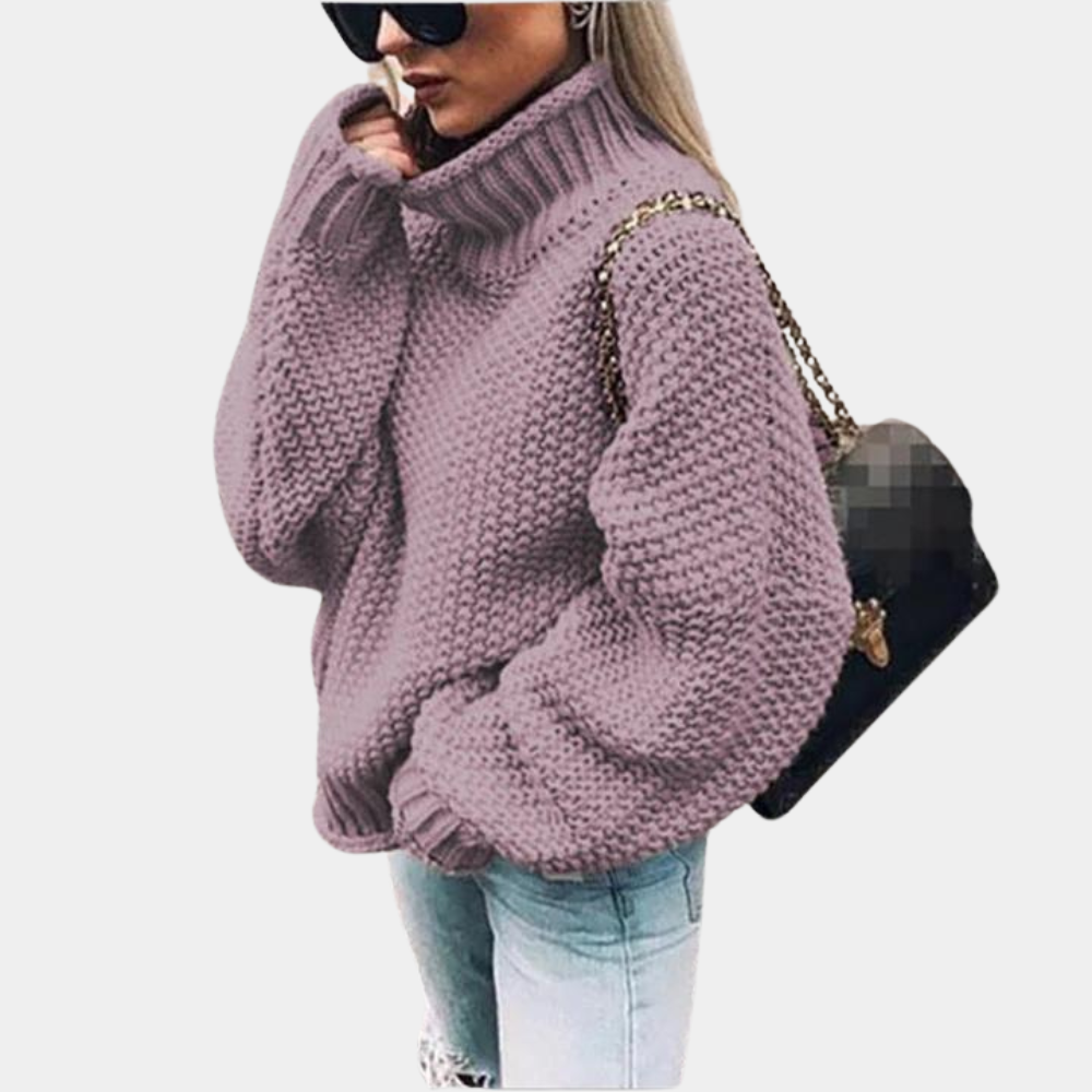 Adiya - Oversized Knitted Warm Jumper for Women