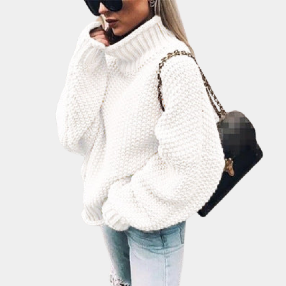 Adiya - Oversized Knitted Warm Jumper for Women