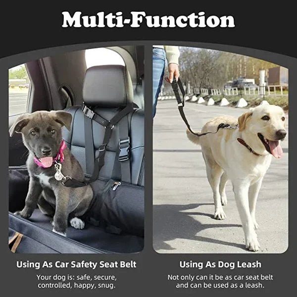 Adjustable Car Dog Lead