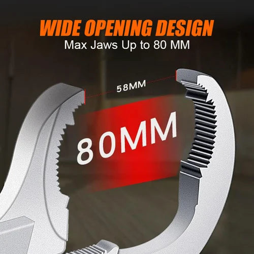 Adjustable Multi-Function Double-End Wrench