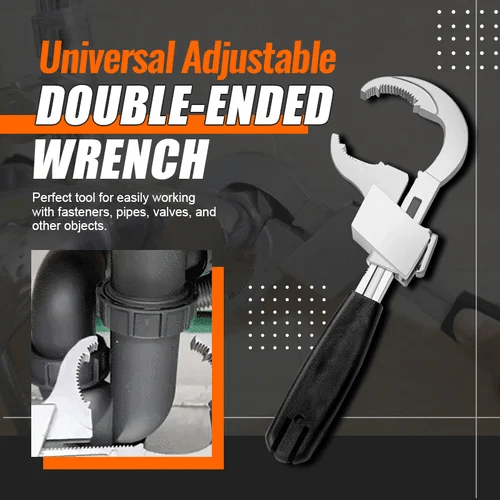 Adjustable Multi-Function Double-End Wrench
