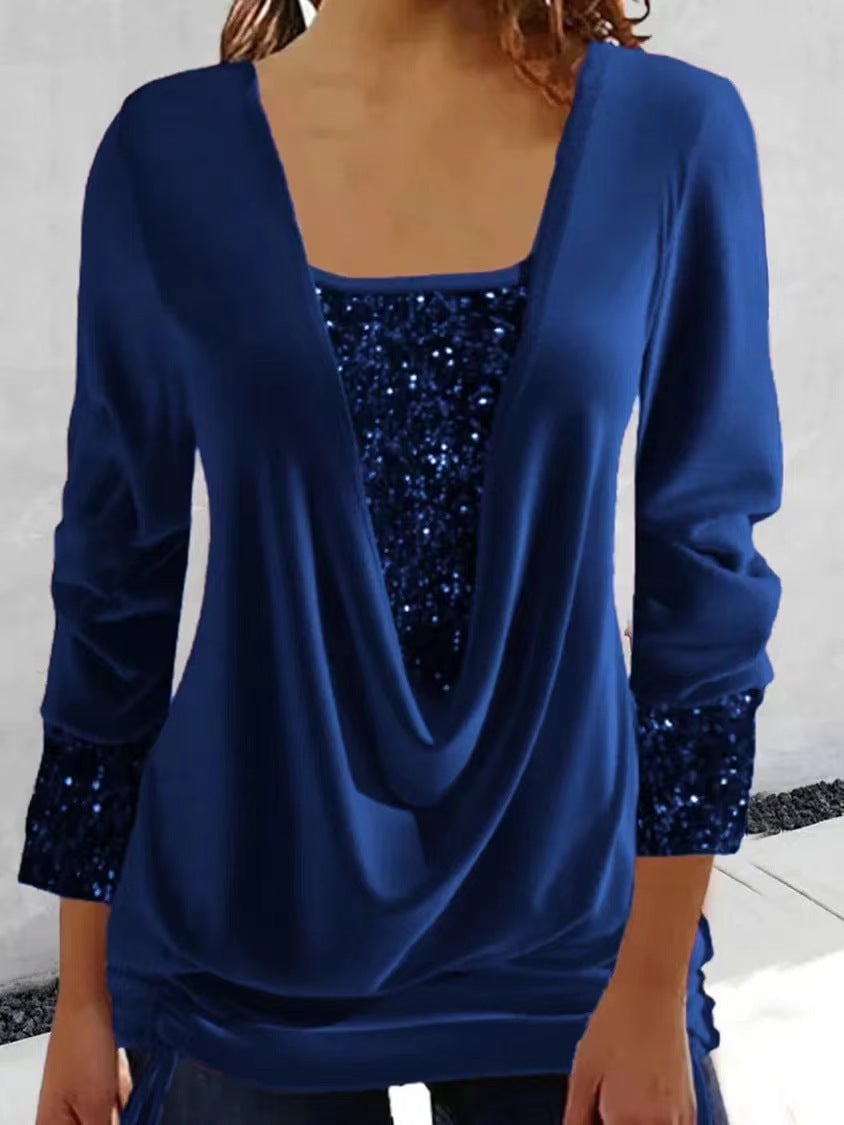 Adorina – Glitter Sequin Top
