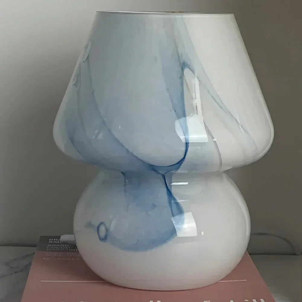 Aesthetic Glass Mushroom Lamp - LumiMush