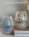 Aesthetic Glass Mushroom Lamp - LumiMush