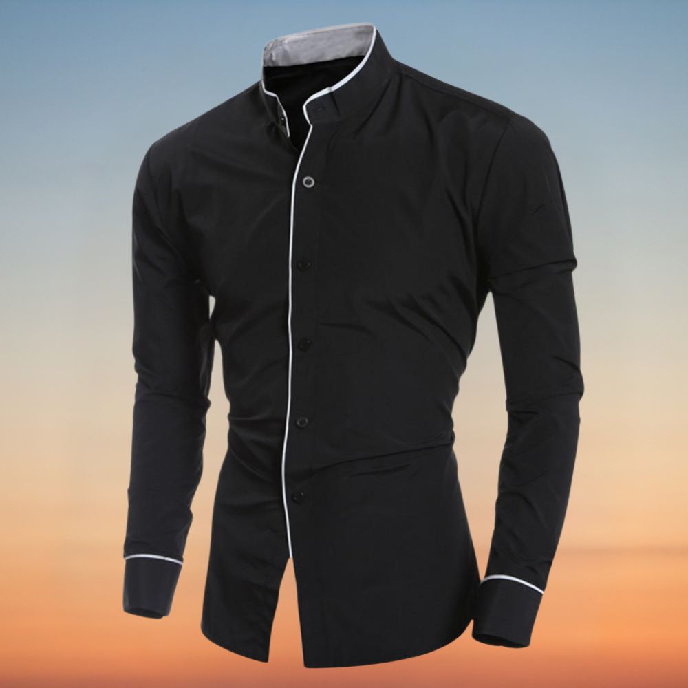 Ahmet – Shirt with Stand-Up Collar