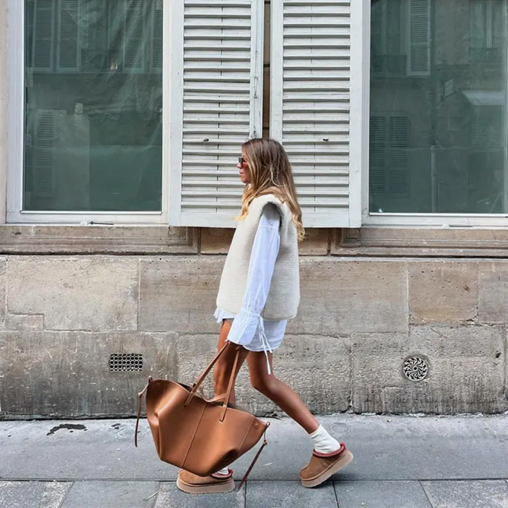 Albina - Stylish Leather Handbag