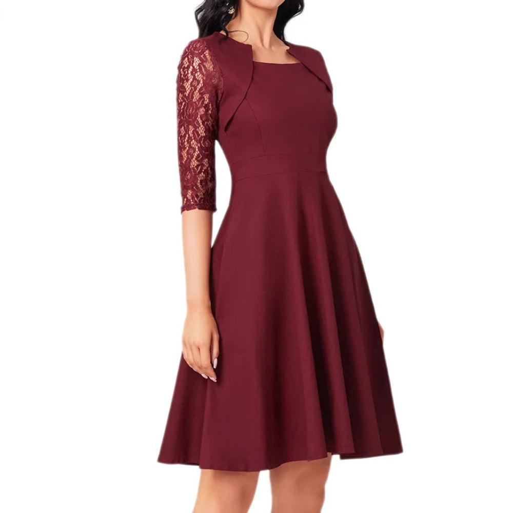 Aletta – Elegant Maxi Dress with Floral Print