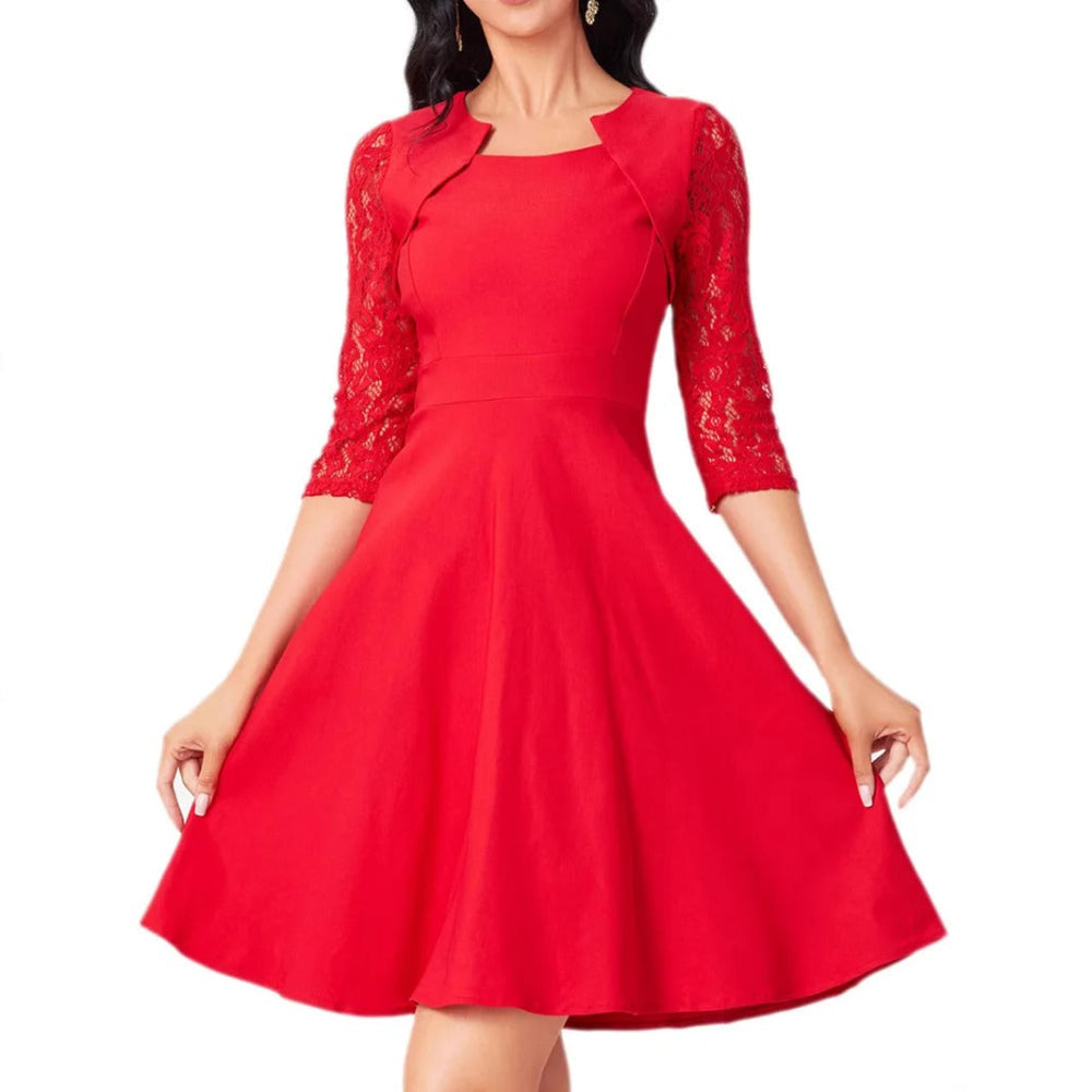 Aletta – Elegant Maxi Dress with Floral Print