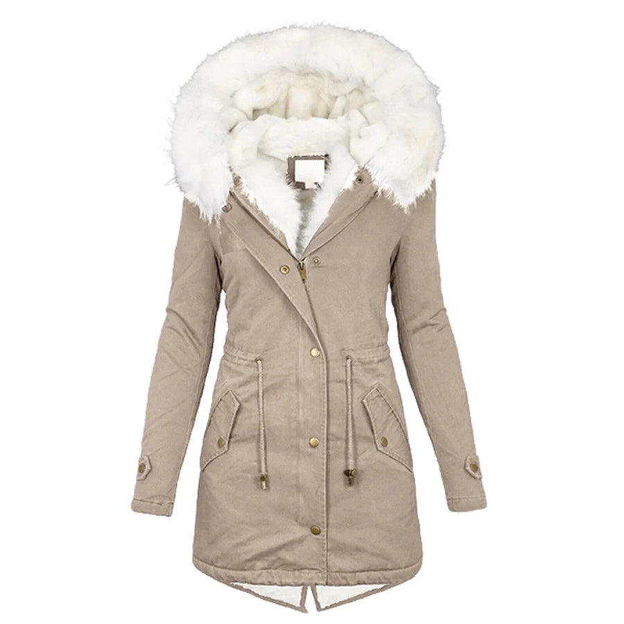 Alfreda - Winter Jacket with Fur Lining