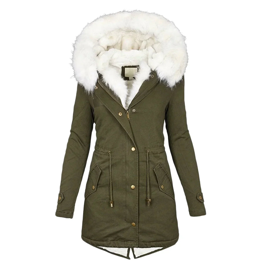 Alfreda - Winter Jacket with Fur Lining