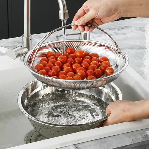All-in-One Stainless Steel Steamer with Handle