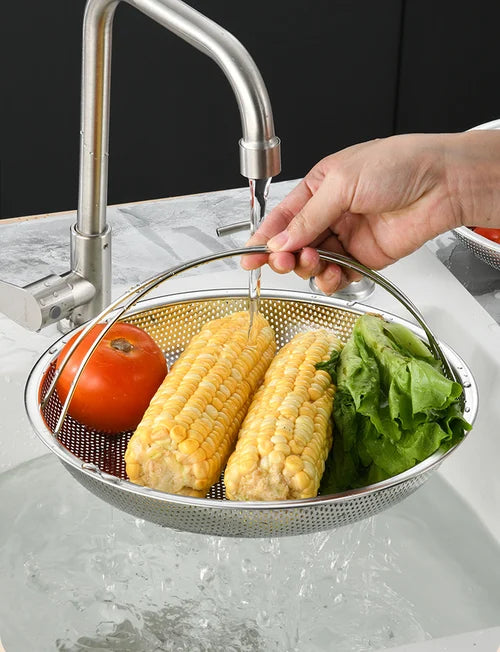 All-in-One Stainless Steel Steamer with Handle