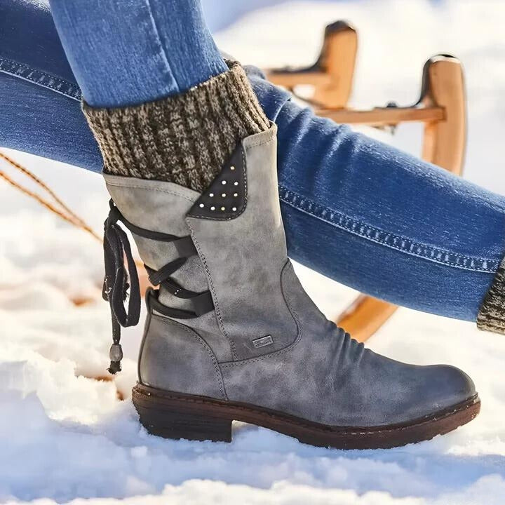 Aloisia - Retro Snow Boots