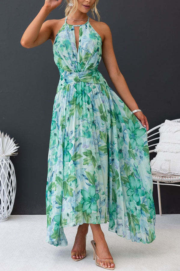 Aloysia - Floral Print Maxi Dress