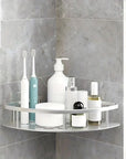Aluminium Shower Shelf with Self-Adhesive Fixing