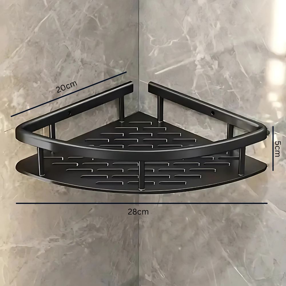 Aluminium Shower Shelf with Self-Adhesive Fixing