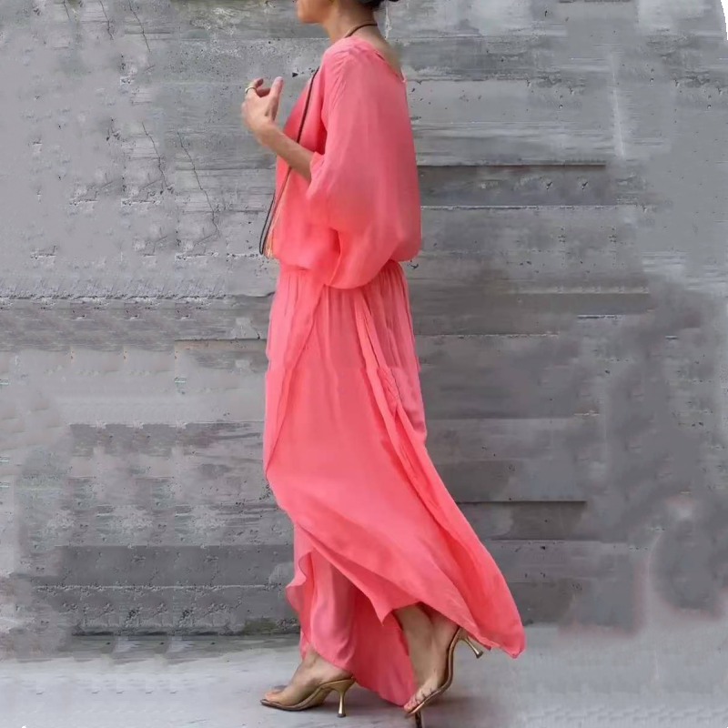 Alyson - Two-Piece Chiffon Set