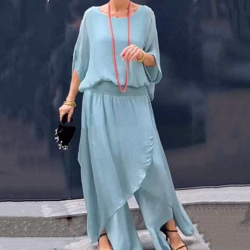 Alyson - Two-Piece Chiffon Set