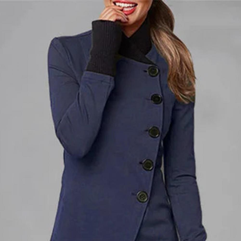 Alyssa - Stylish Tailored Coat with High Collar