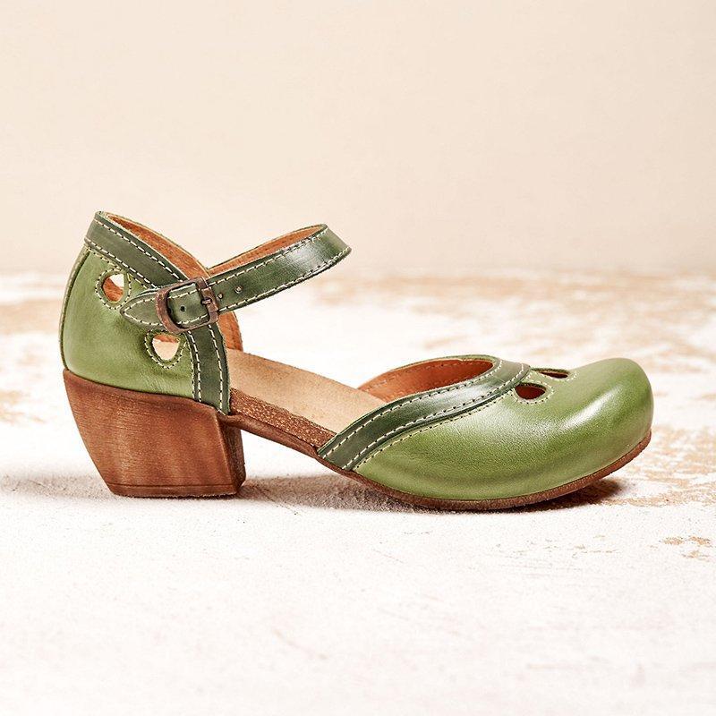 Amalia | Orthopaedic Sandals with Low Heel