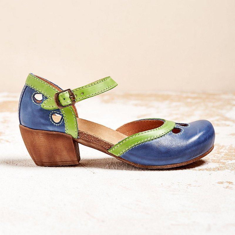 Amalia | Orthopaedic Sandals with Low Heel