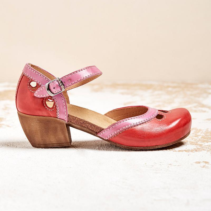 Amalia | Orthopaedic Sandals with Low Heel