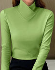 Amalina - Elegant Roll Neck Top