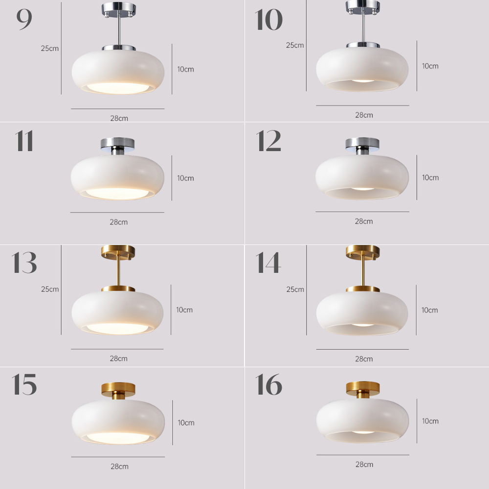 Amber Retro Glass Pendant Light