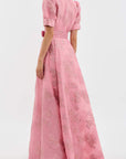 Anabella - Long Dress with Puff Sleeves