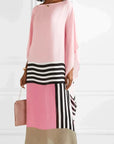 Anika - Pink Kaftan with Candy Stripes
