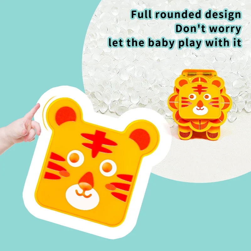 Animal Magnetic Building Blocks - Magnetic Building Magic - Magnetic Animals Tiles