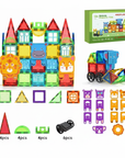 Animal Magnetic Building Blocks - Magnetic Building Magic - Magnetic Animals Tiles