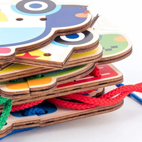 Animal Sewing Cards - Educational Toys for Skills Development