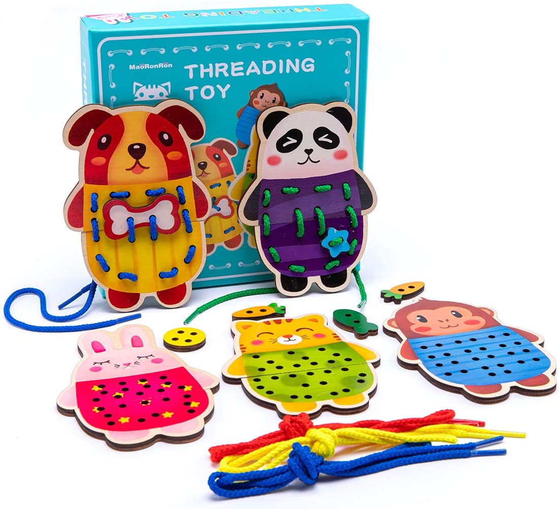 Animal Sewing Cards - Fun Toys for Self-Confidence