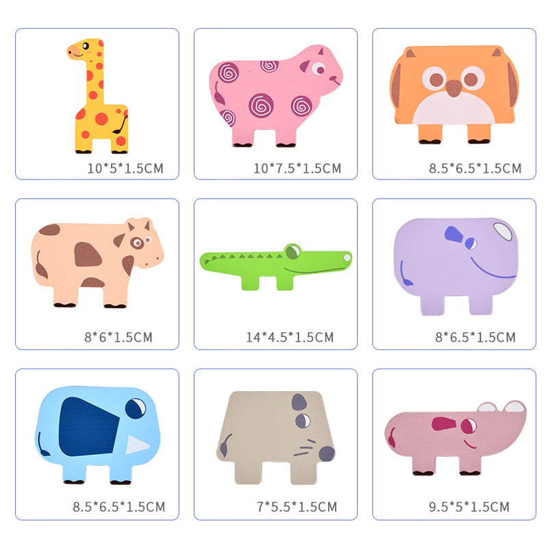 Animal Stacking - Improve your identification skills - Assembling game