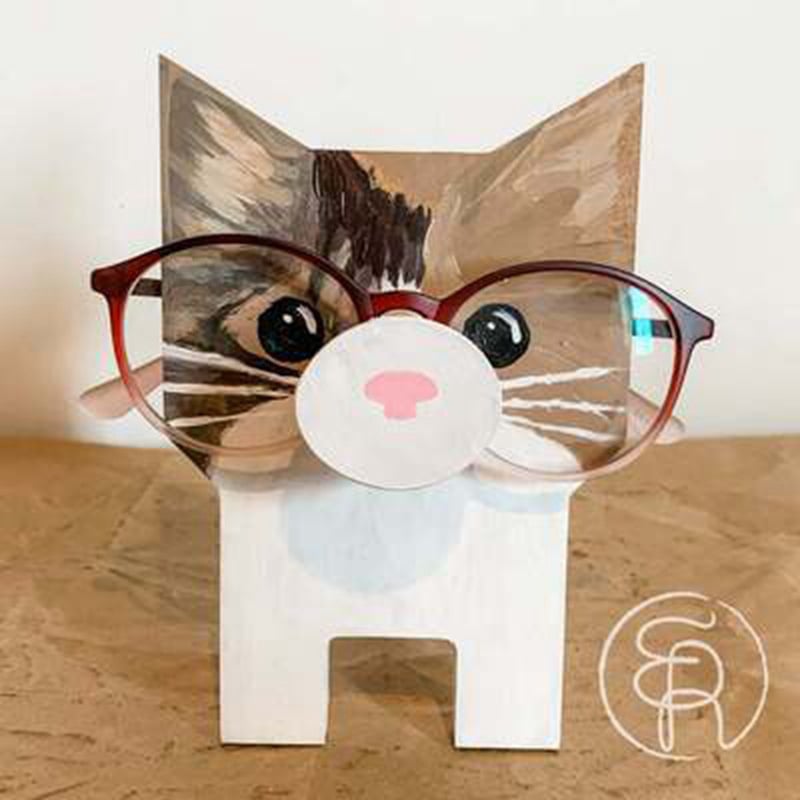 Animal Wooden Glasses Stand