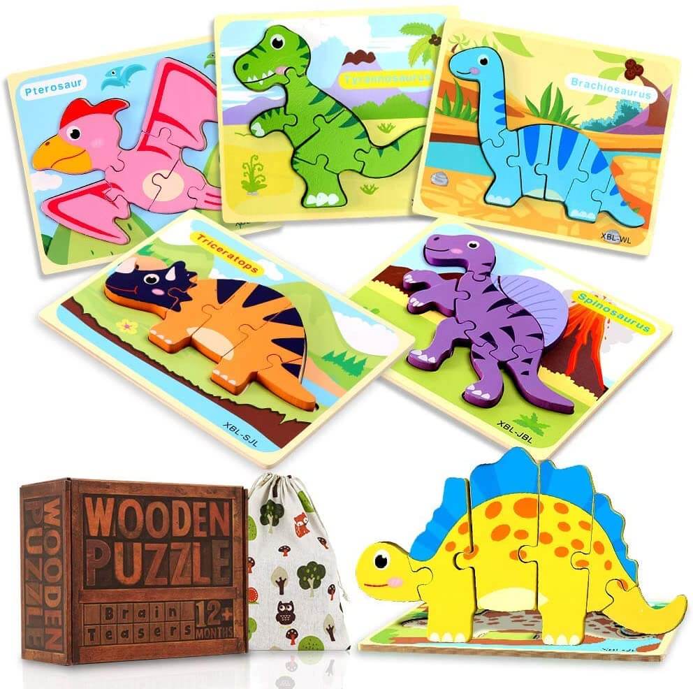 Animals & Dinosaur Puzzles 2x 6 PACK (£90 savings!)
