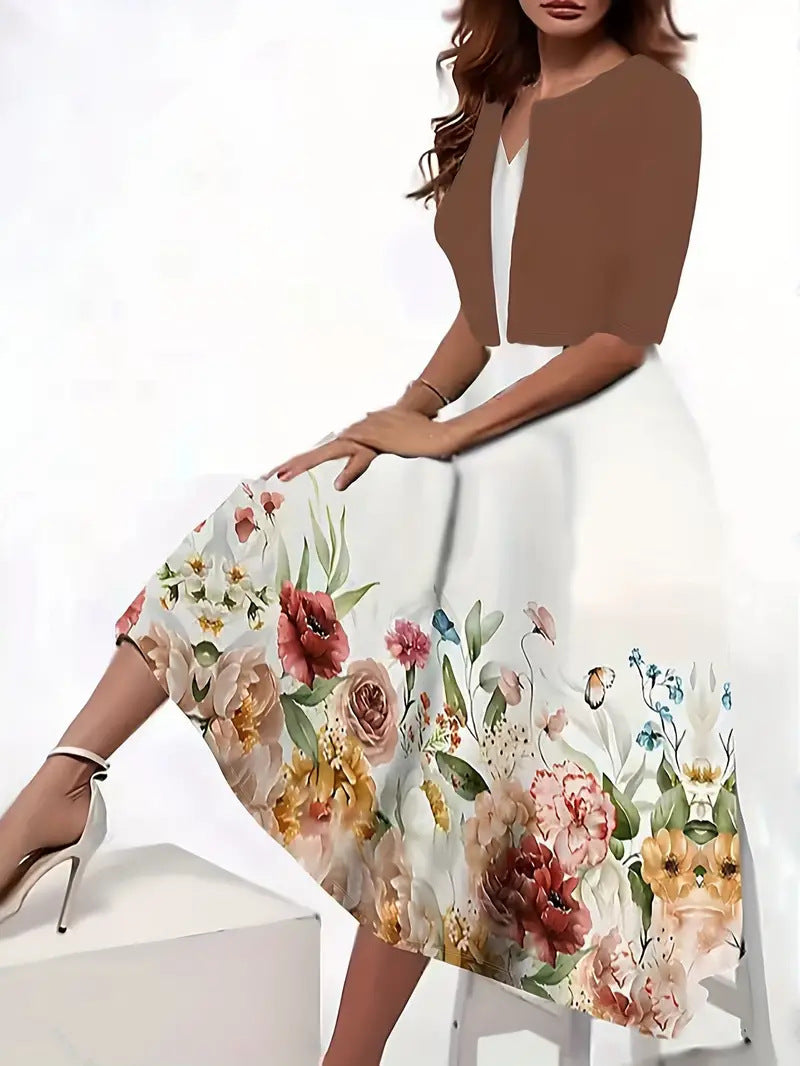 Ankie - Elegant Set with Floral Print