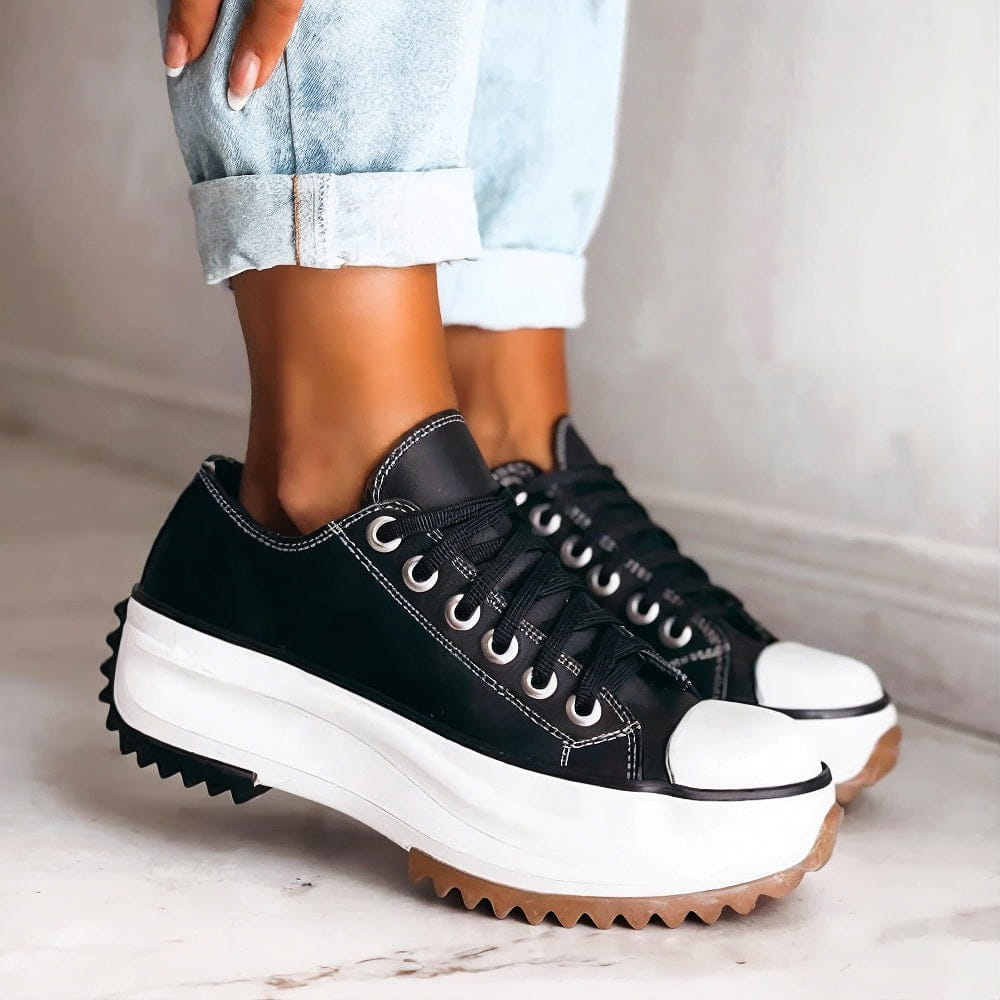 Annabell – Leather Platform Sneakers