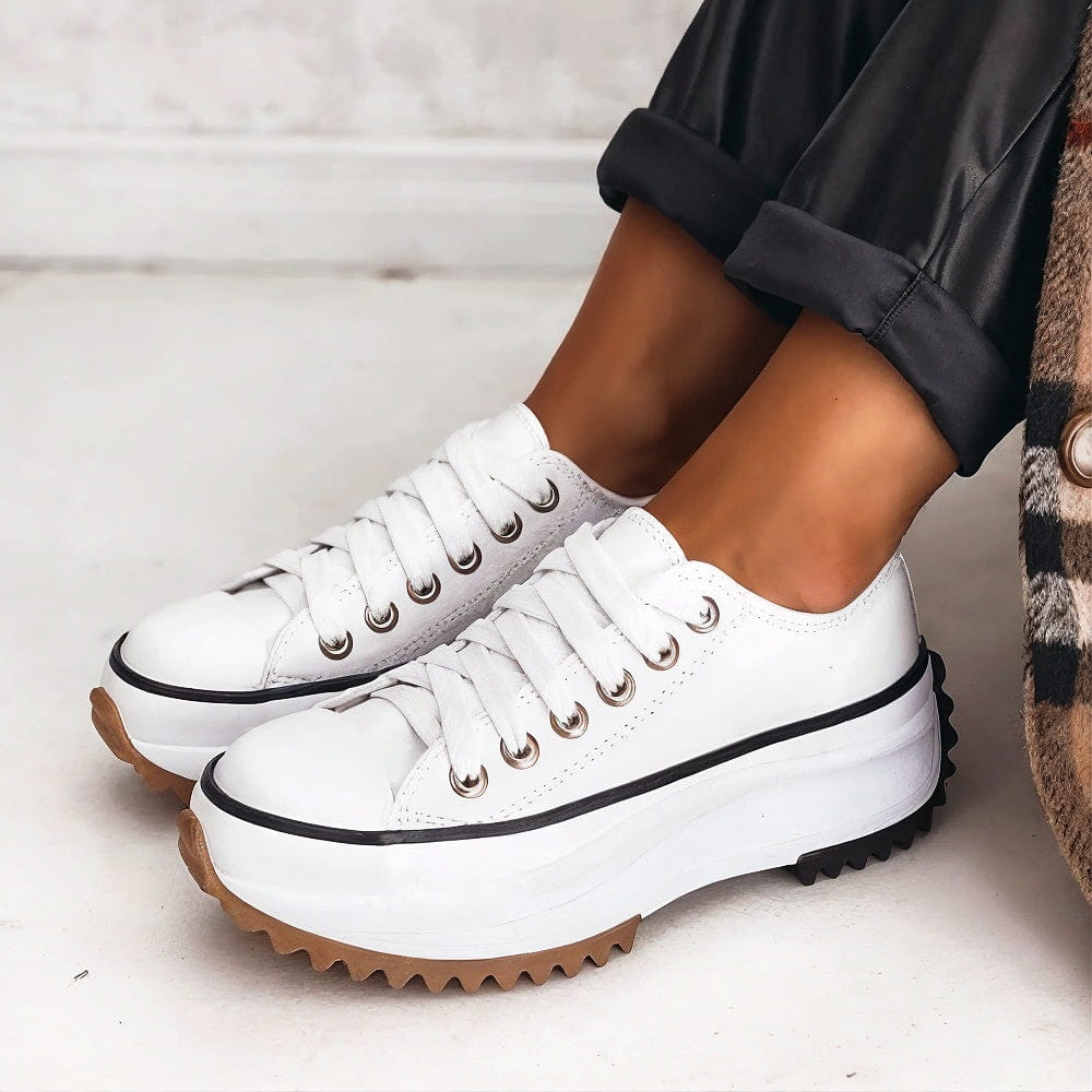 Annabell – Leather Platform Sneakers