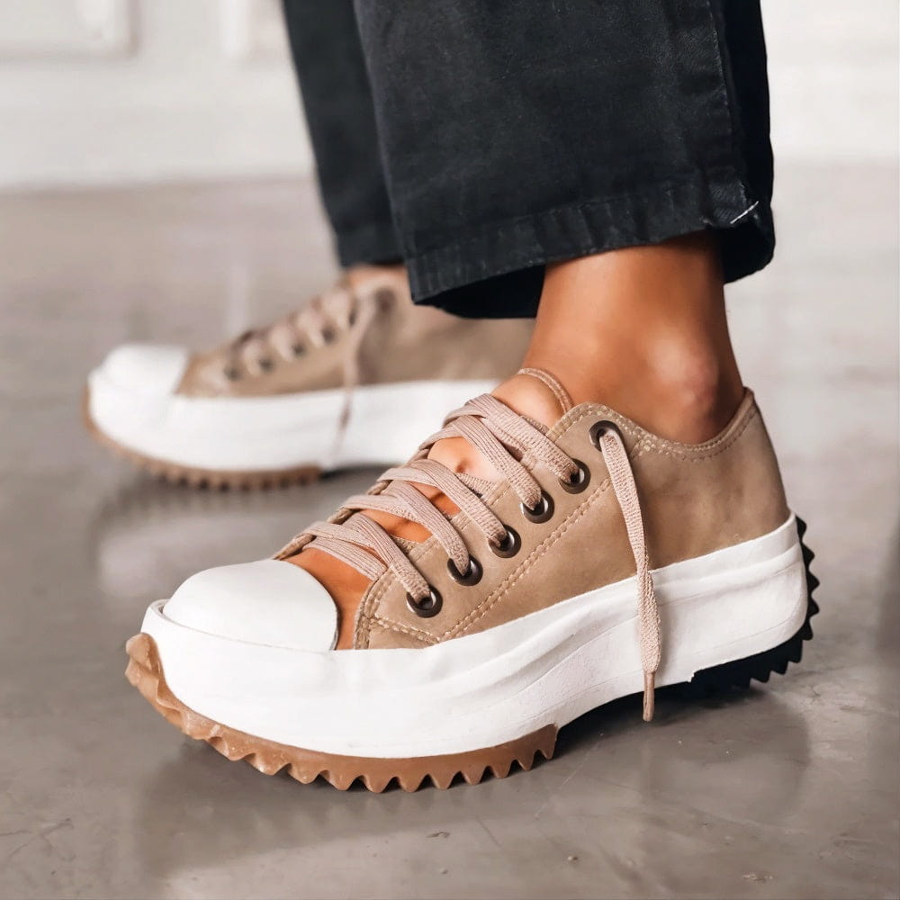 Annabell – Leather Platform Sneakers