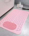 Anti-slip Shower Mat with Integrated Foot Scrubber