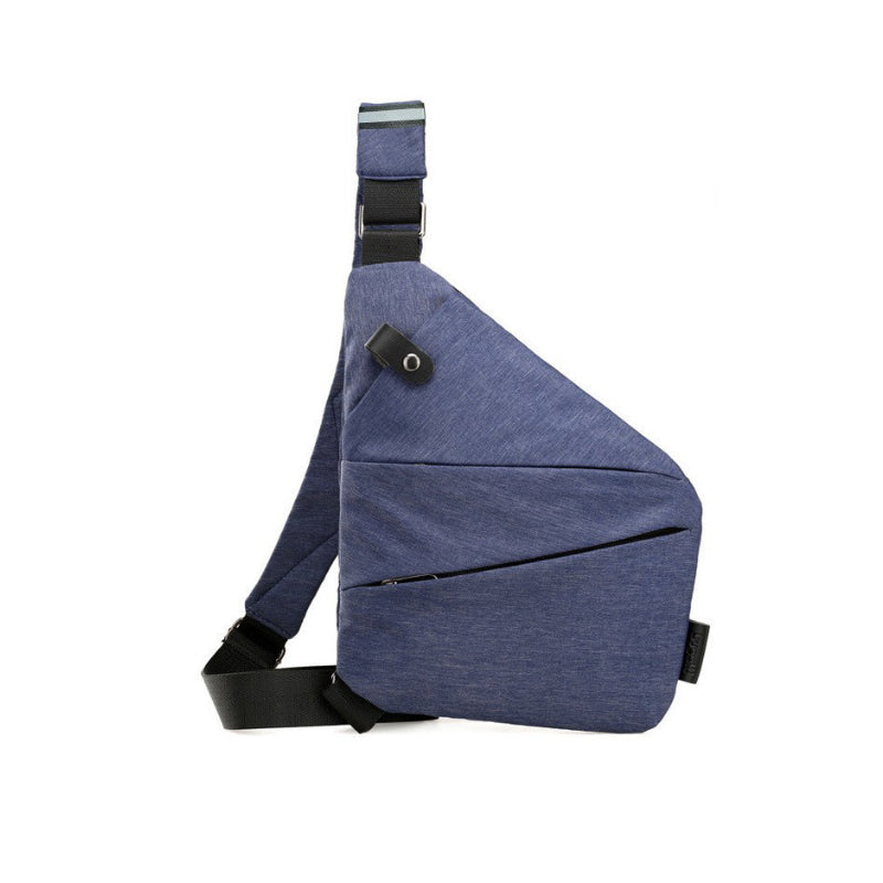 Anti-theft shoulder crossbody bag with multiple pockets