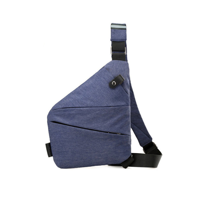 Anti-theft shoulder crossbody bag with multiple pockets