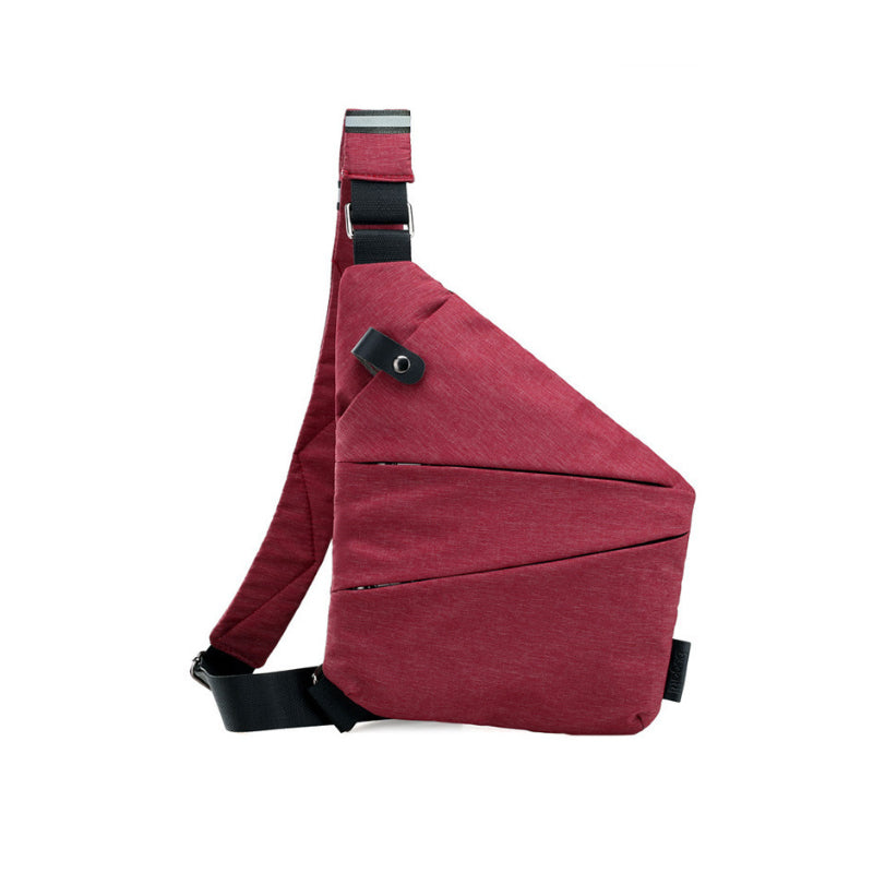 Anti-theft shoulder crossbody bag with multiple pockets