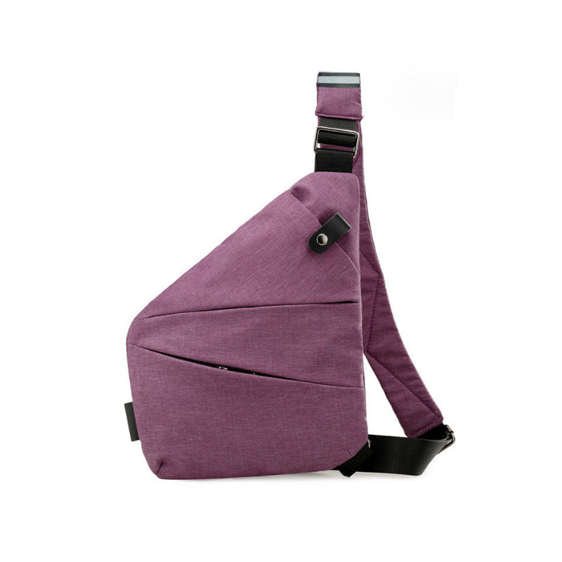 Anti-theft shoulder crossbody bag with multiple pockets
