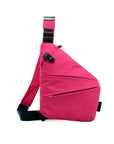 Anti-theft shoulder crossbody bag with multiple pockets
